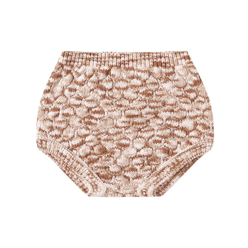 Quincy Mae Rose Speckle Bubble Knit Bloomer