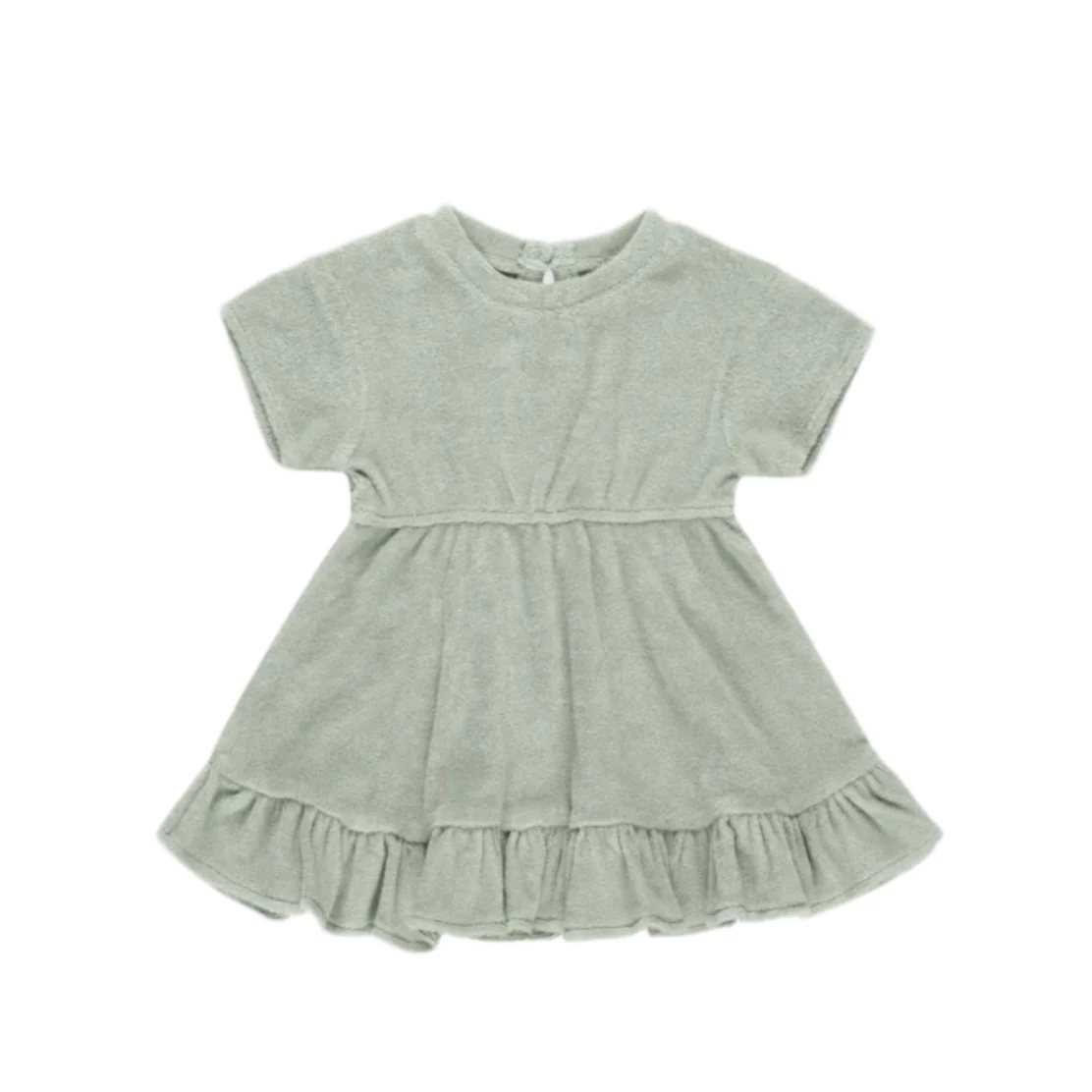 Quincy Mae Sage Terry Dress