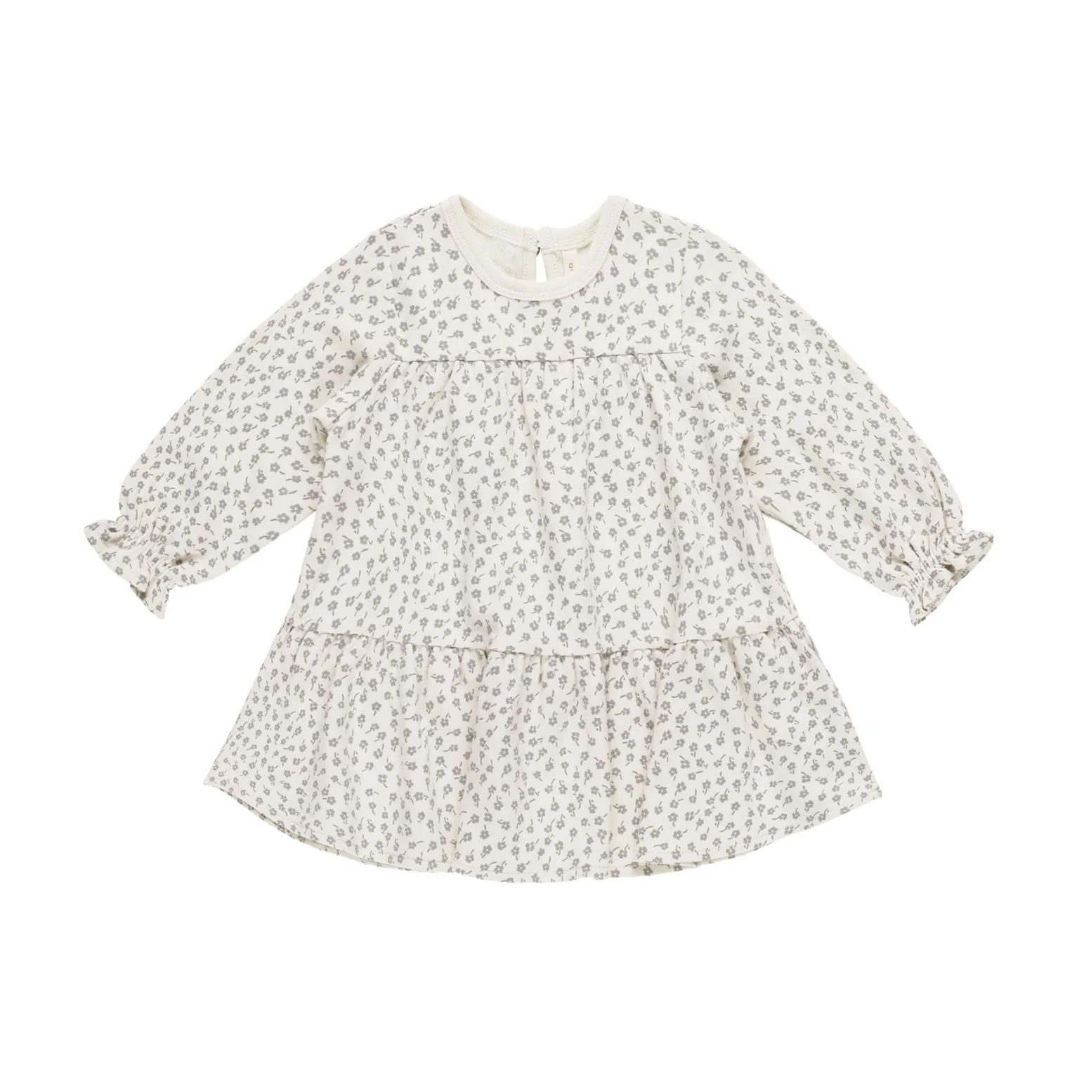 Quincy Mae Scatter Tiered Jersey Dress