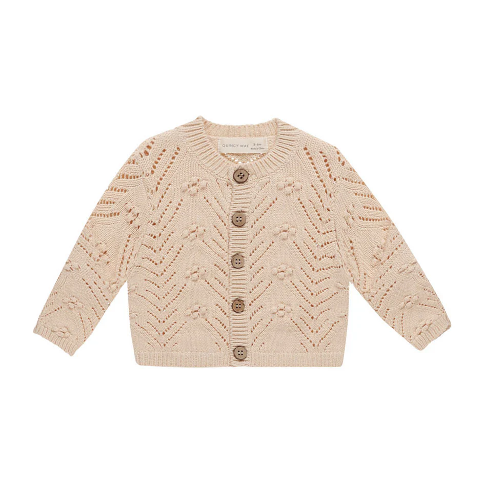 Quincy Mae Shell Knit Cardigan