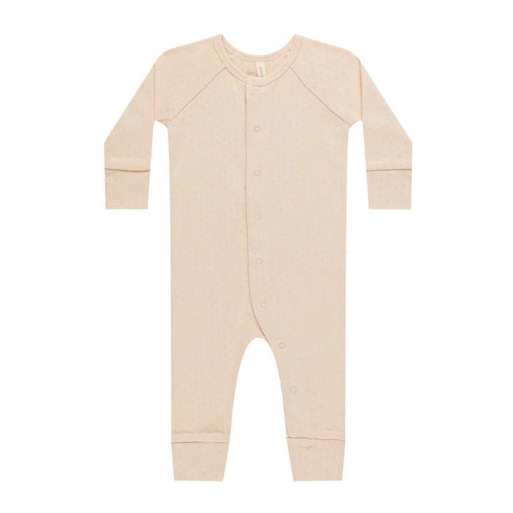 Quincy Mae Shell Pointelle Long John
