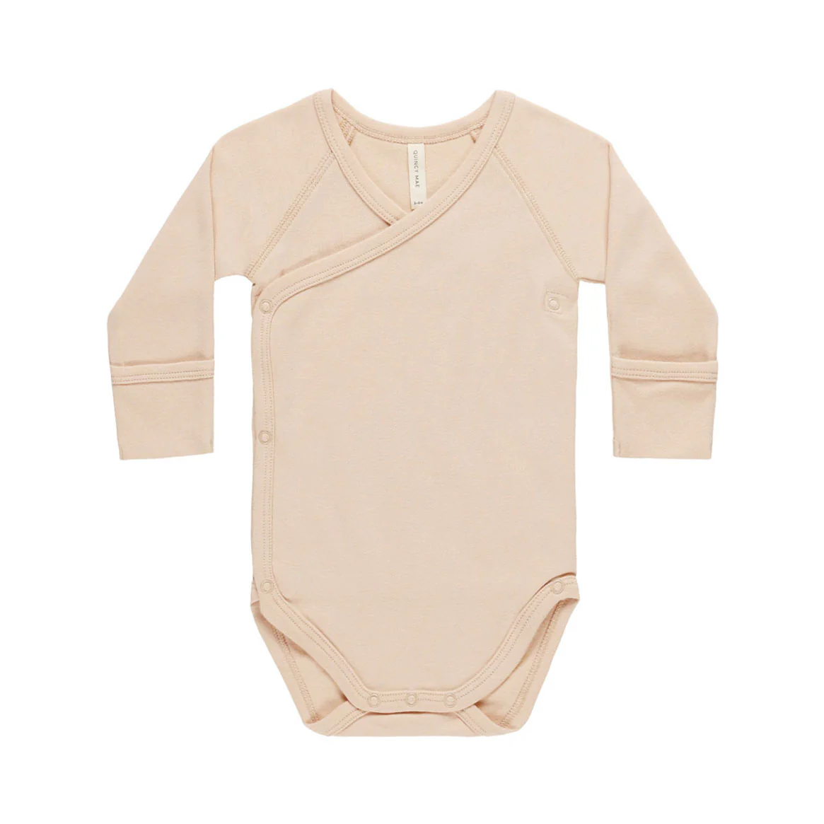Quincy Mae Shell Side Snap Bodysuit