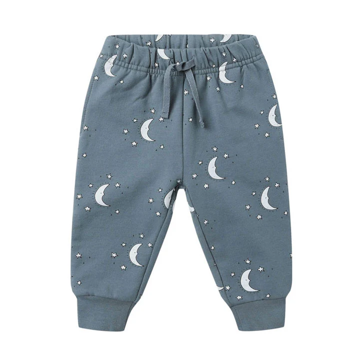 Quincy Mae Silver Moons Relaxed Fleece Sweatpant