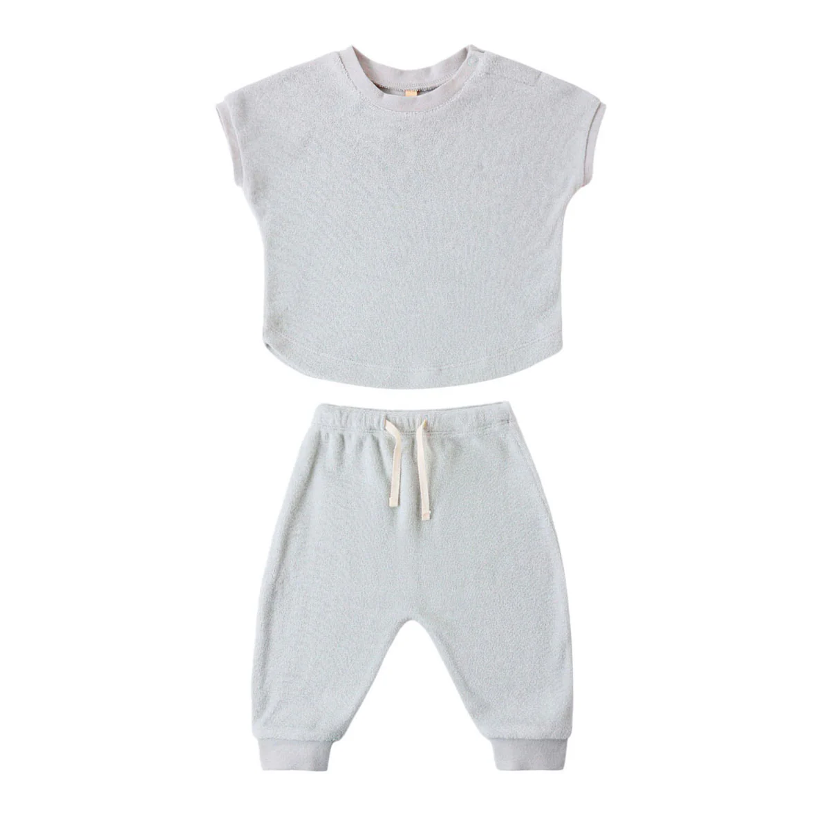 Quincy Mae Sky Terry Tee + Pant Set