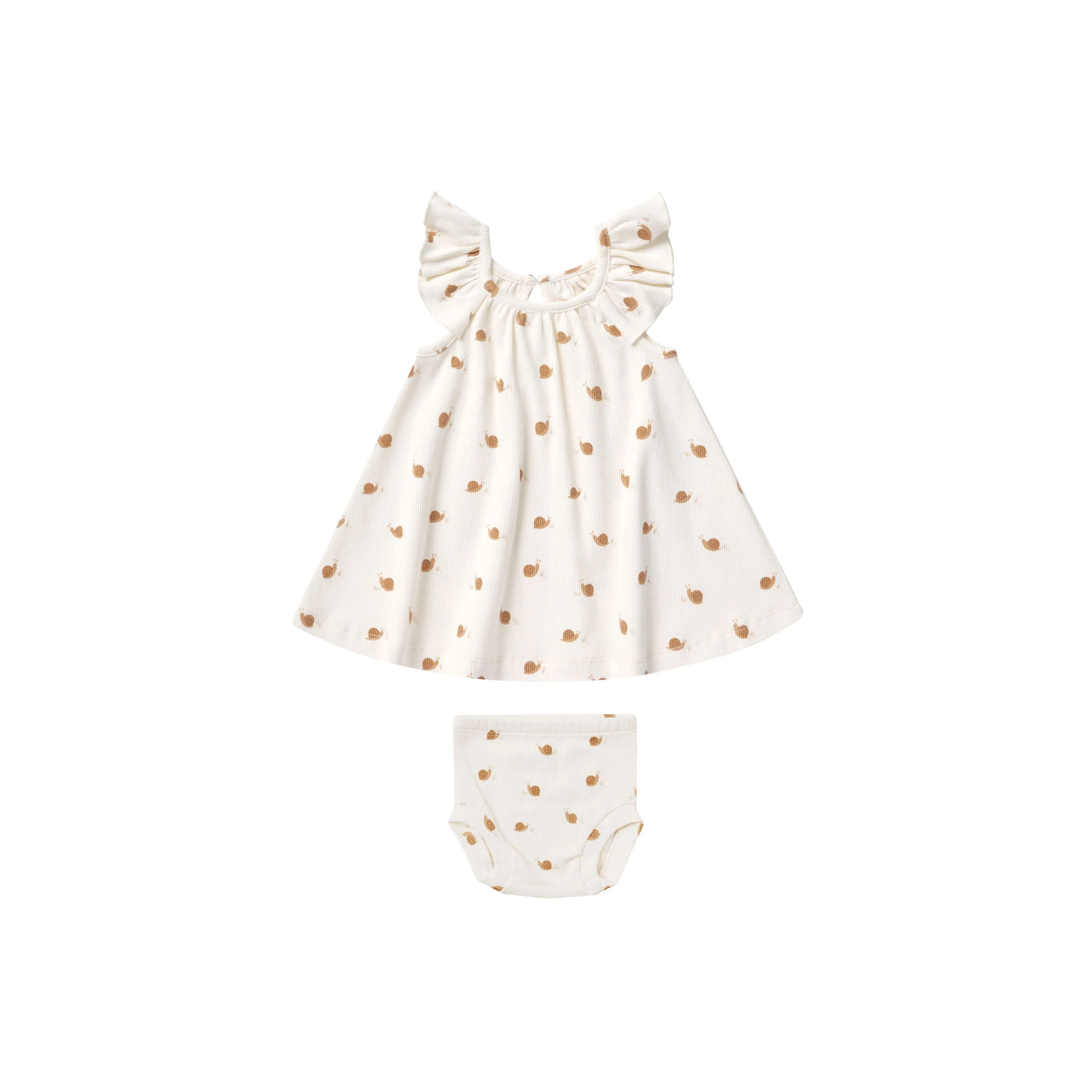 Quincy Mae Snails Ruffle Swing Dress - Image 2