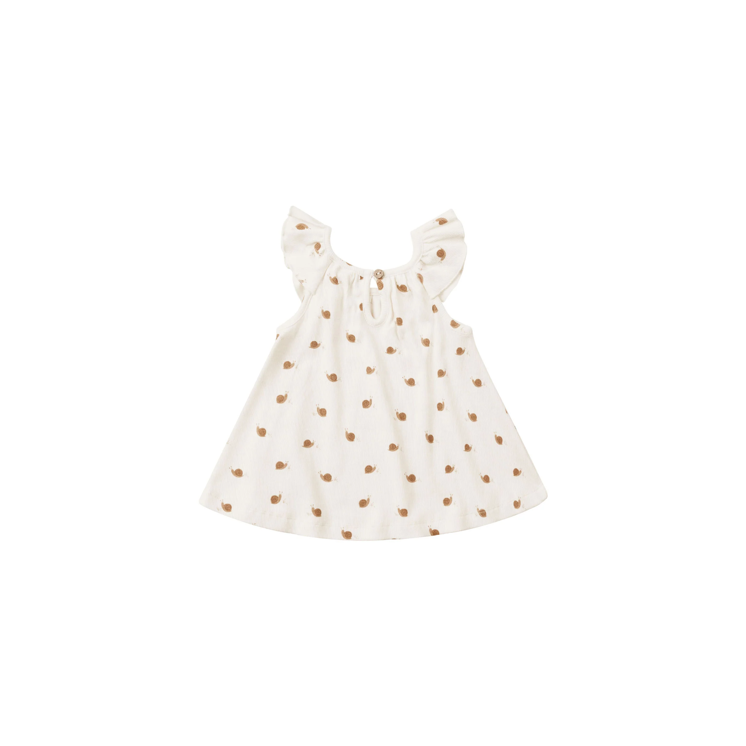 Quincy Mae Snails Ruffle Swing Dress - Image 3