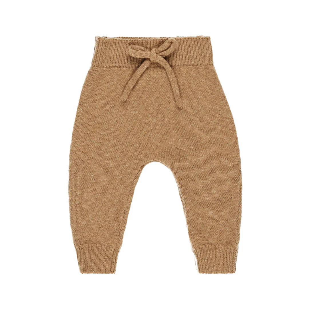 Quincy Mae Speckled Golden Knit Pant