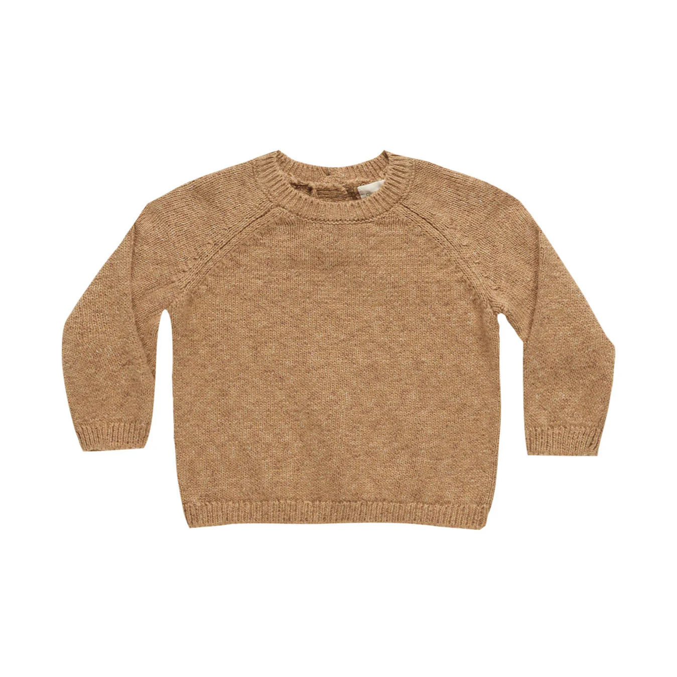 Quincy Mae Speckled Golden Knit Sweater