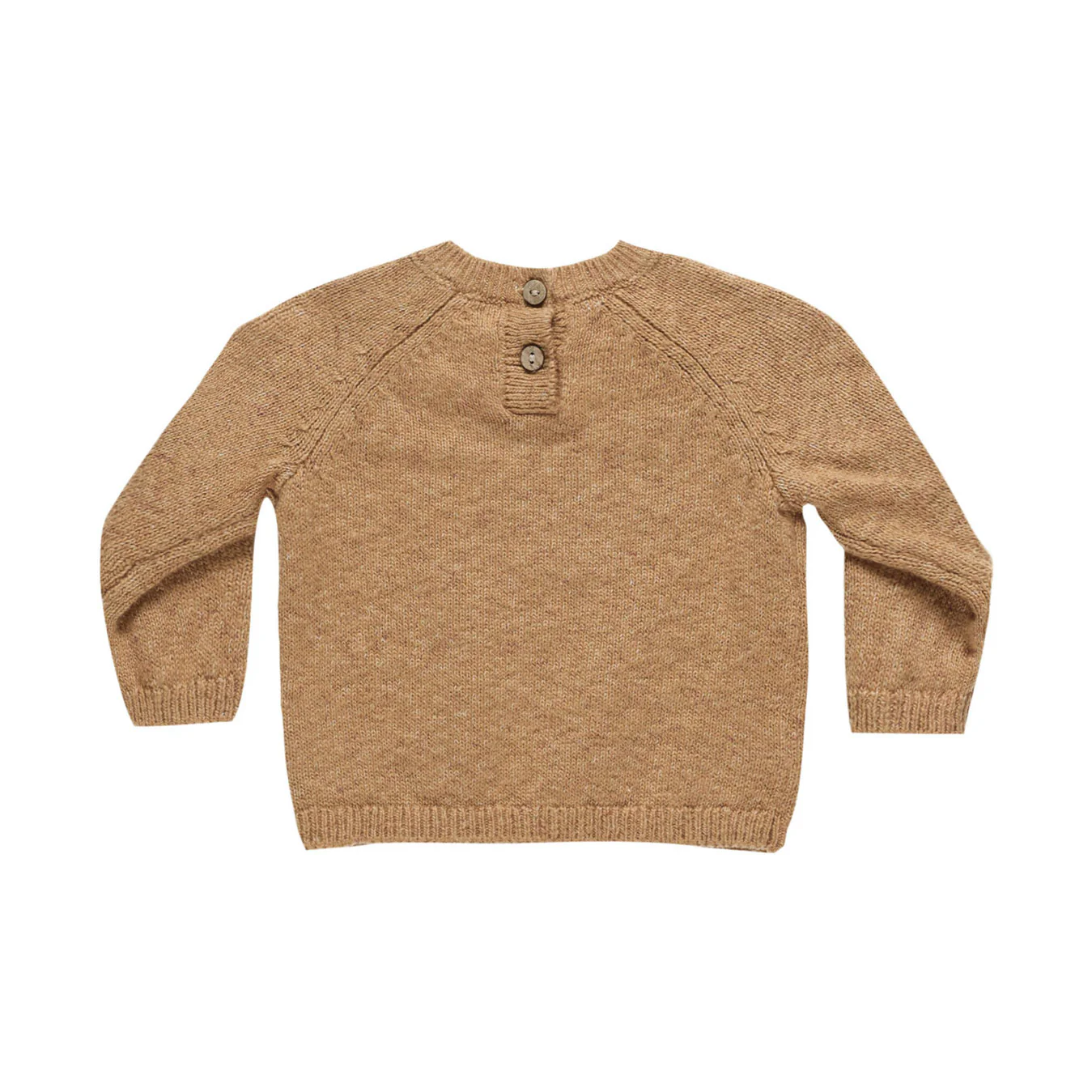 Quincy Mae Speckled Golden Knit Sweater - Image 3