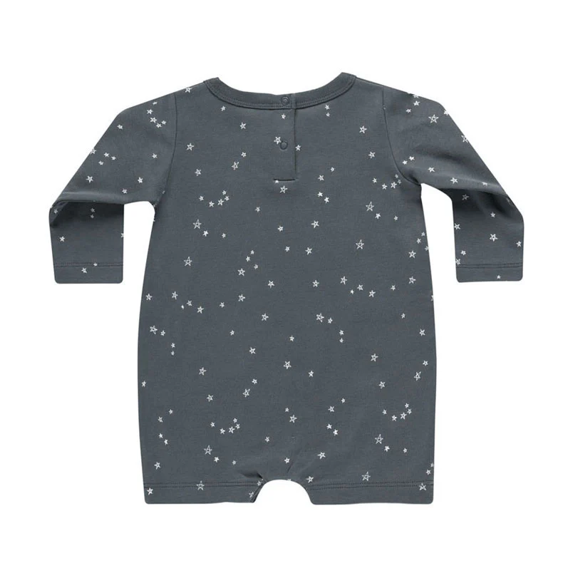 Quincy Mae Stars Long Sleeve Romper - Image 2