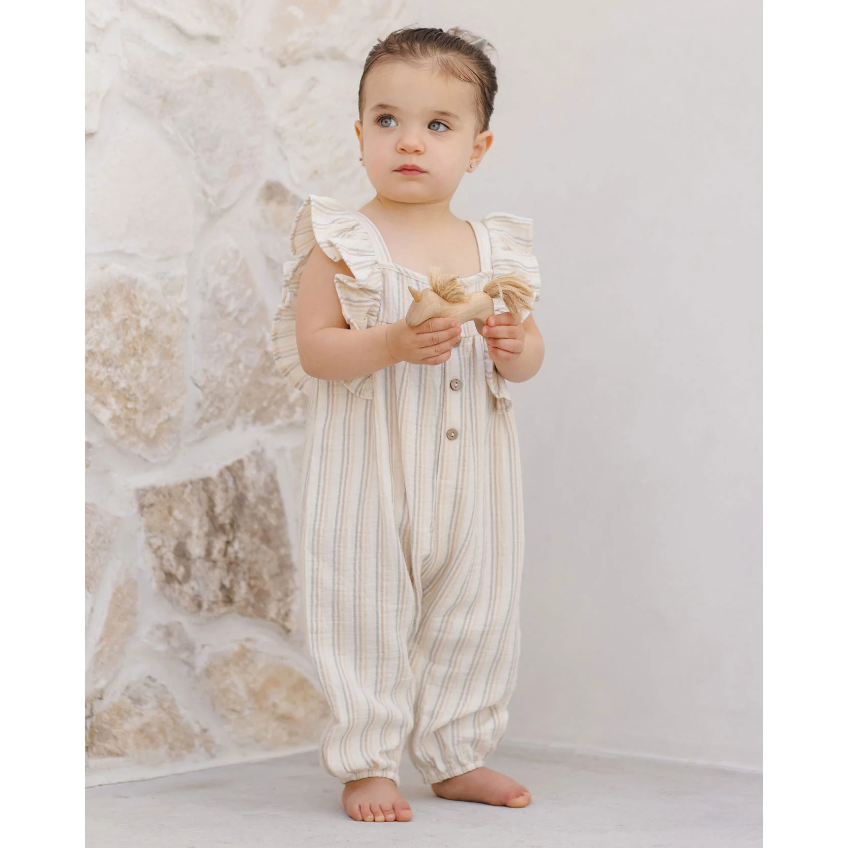 Quincy Mae Summer Stripe Nova Romper - Image 2