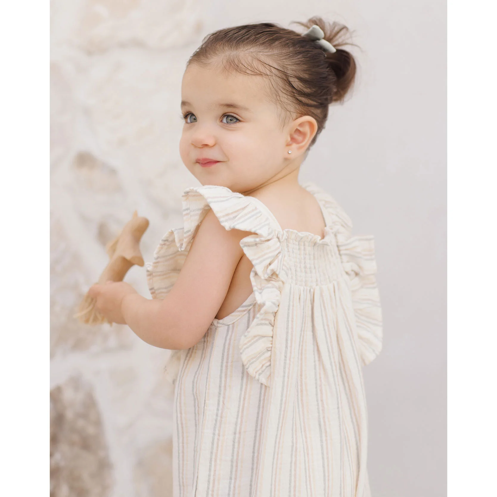 Quincy Mae Summer Stripe Nova Romper - Image 3