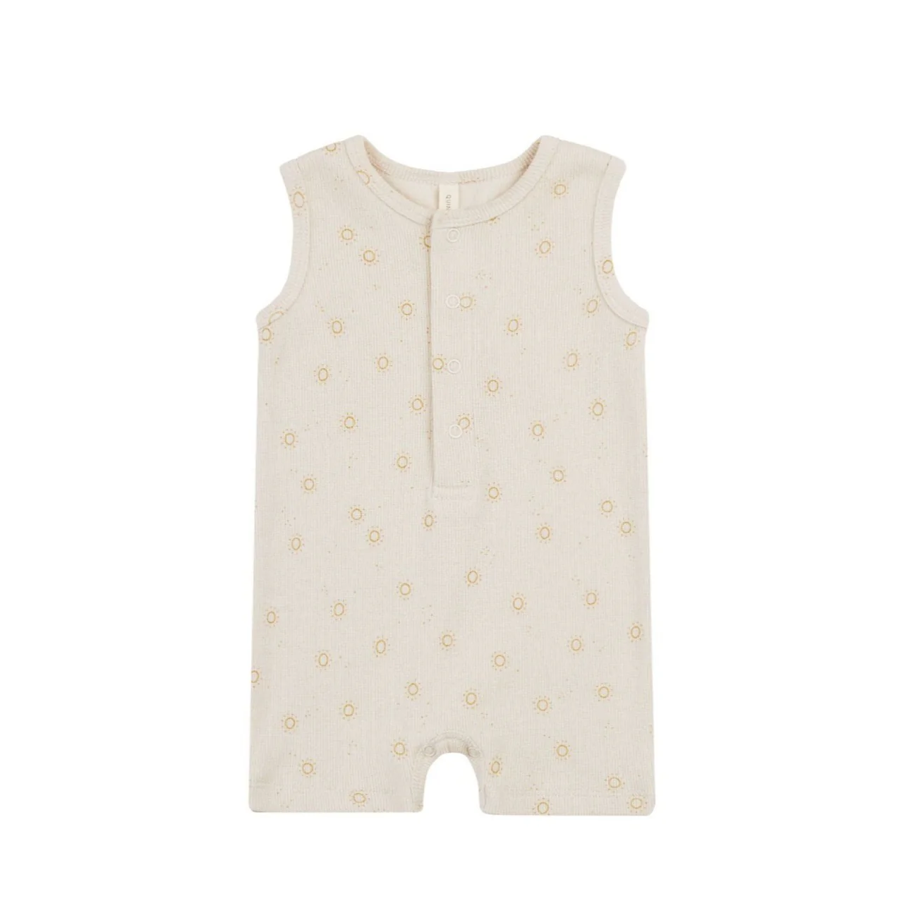 Quincy Mae Suns Ribbed Henley Romper
