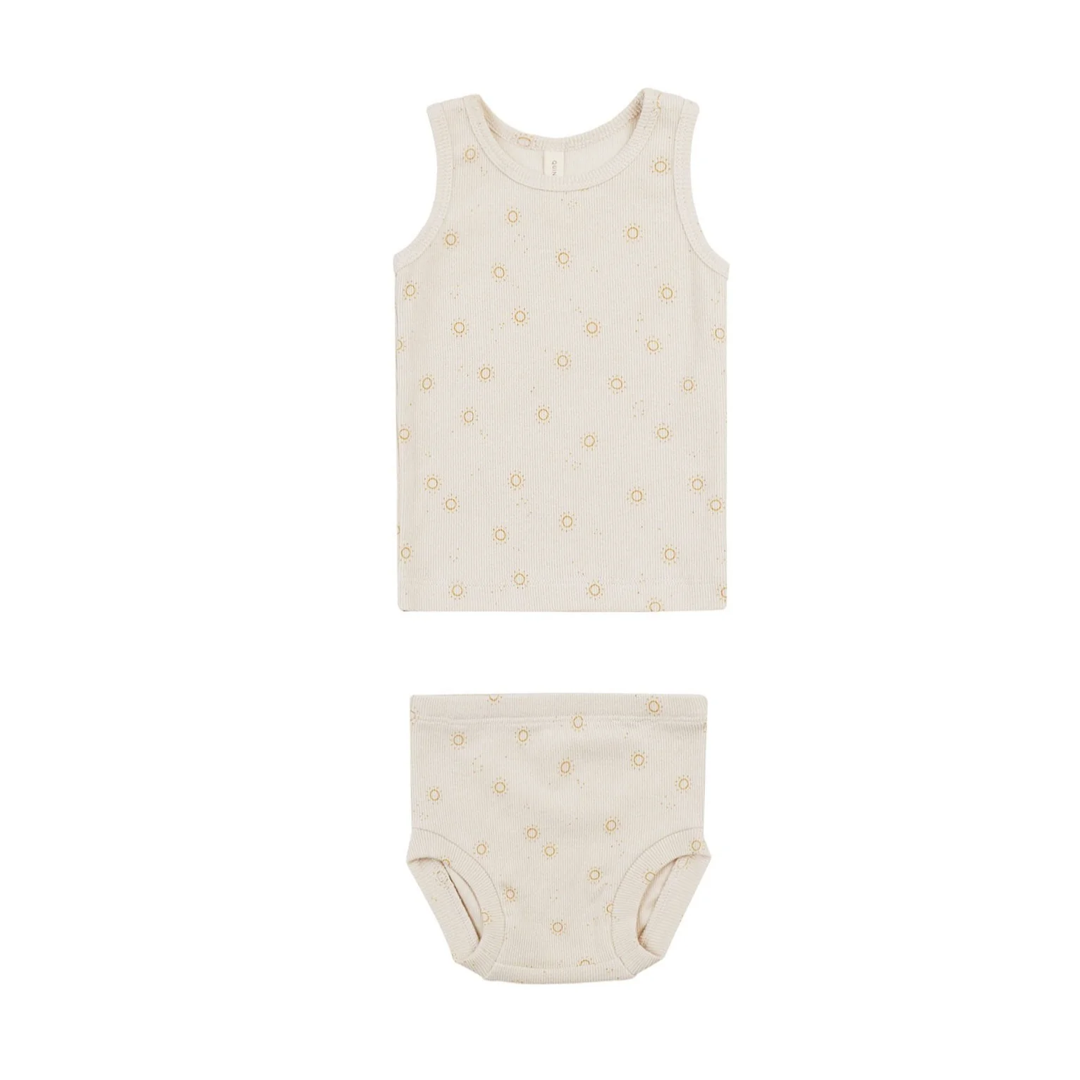 Quincy Mae Suns Ribbed Tank + Bloomer Set