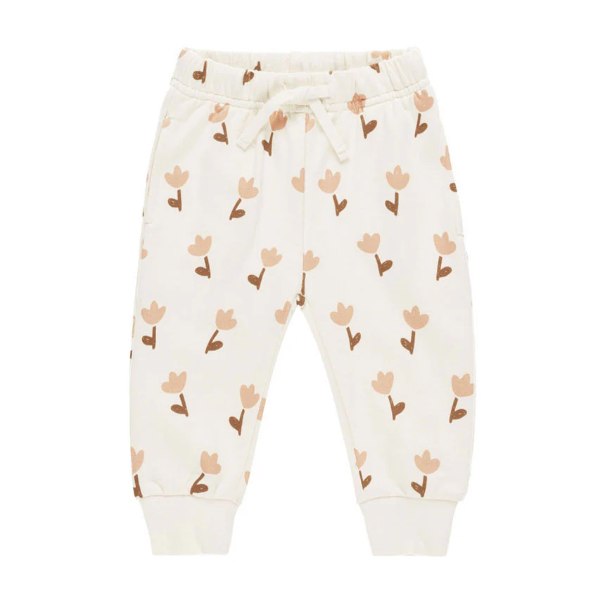 Quincy Mae Tulips Relaxed Fleece Sweatpants