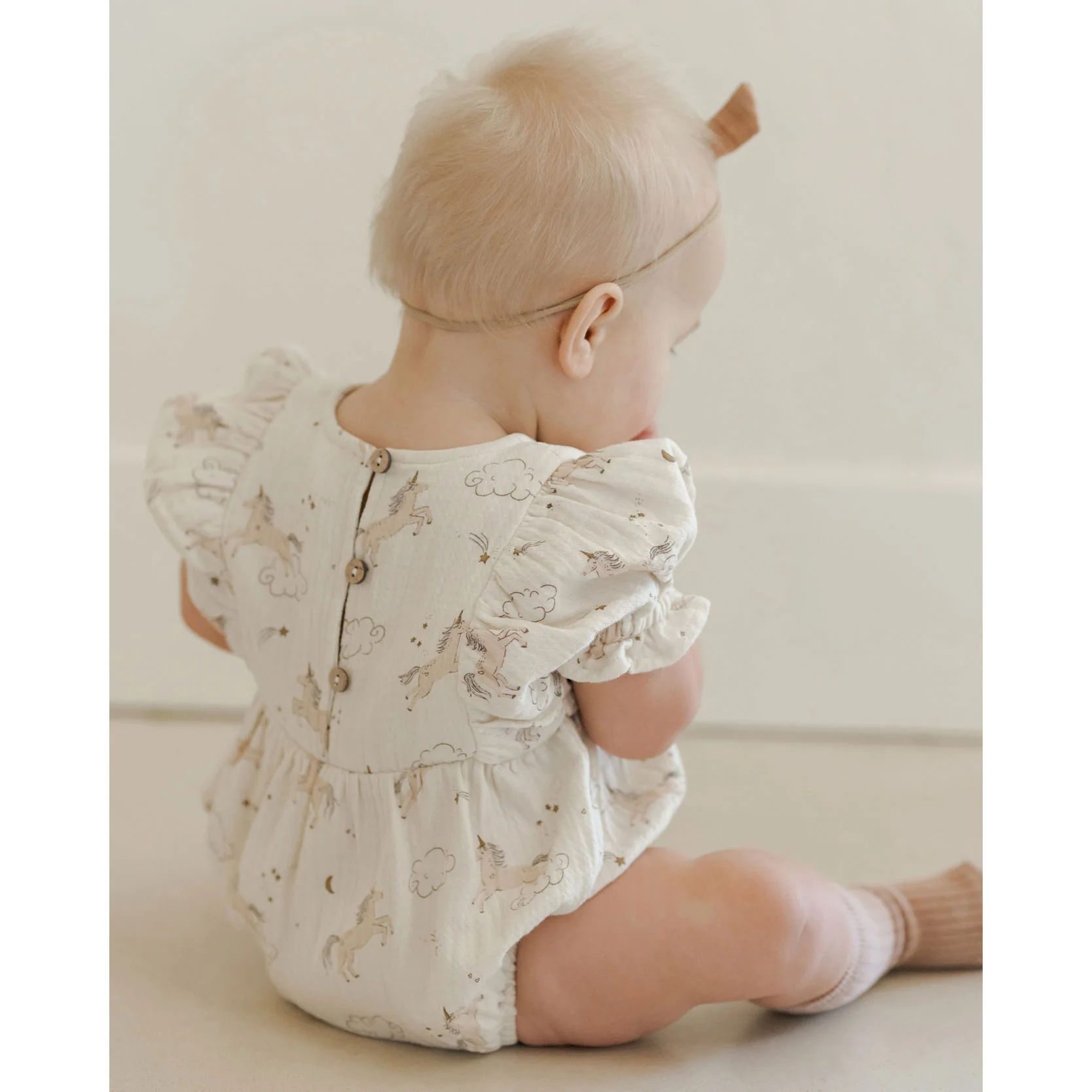 Quincy Mae Unicorn Cosette romper - Image 4