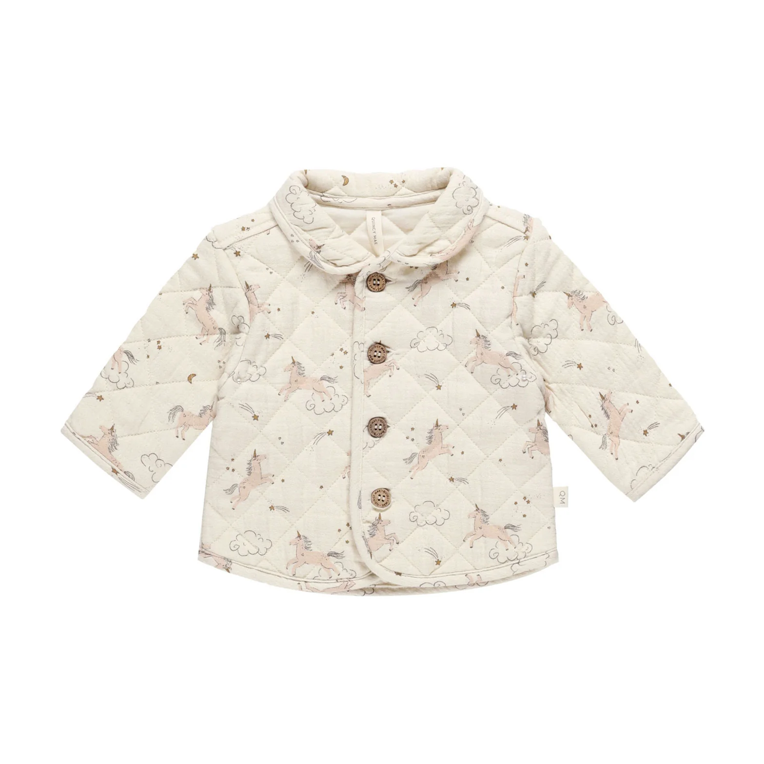 Quincy Mae Unicorns Quilted Jacket