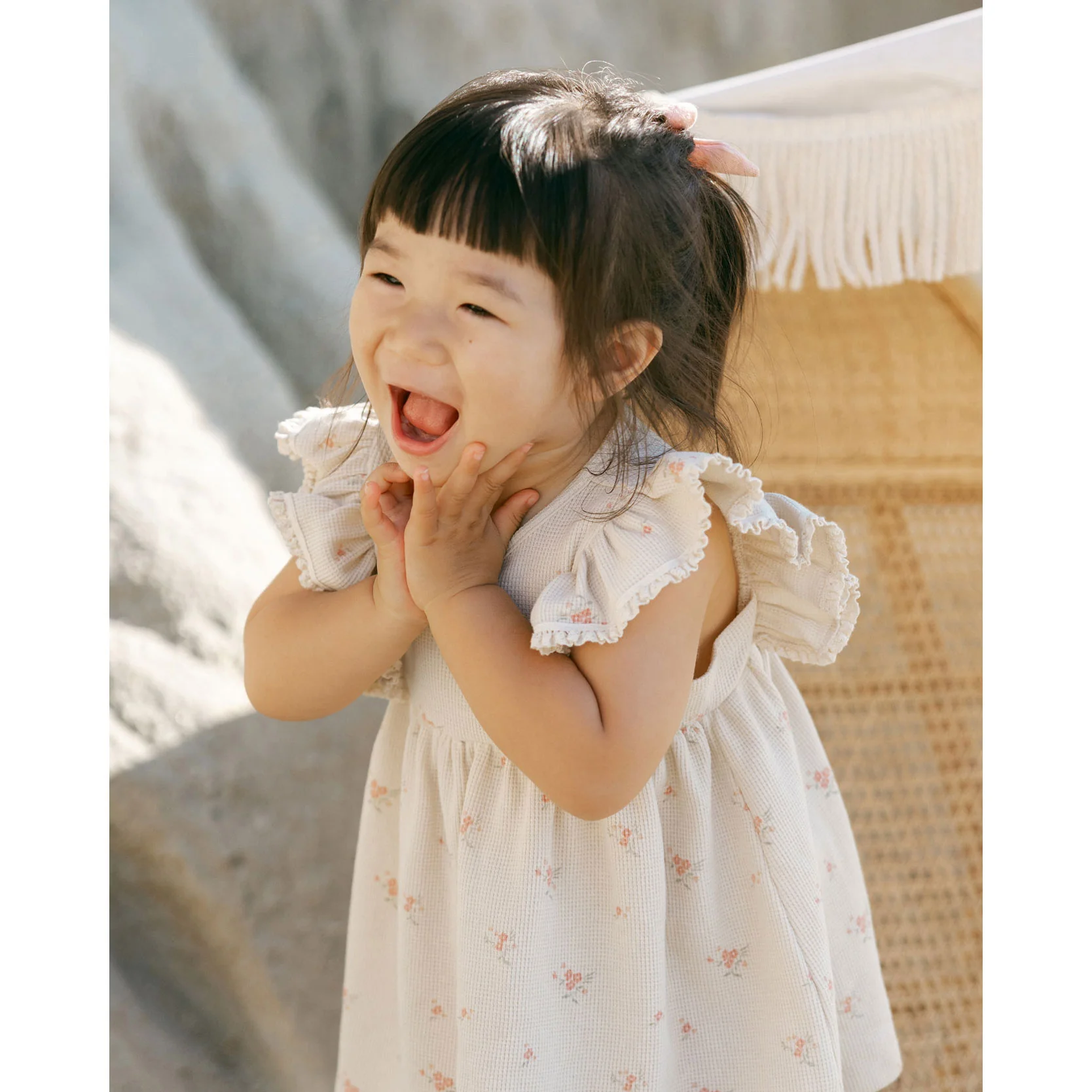 Quincy Mae Vintage Rose Daisy Dress - Image 3