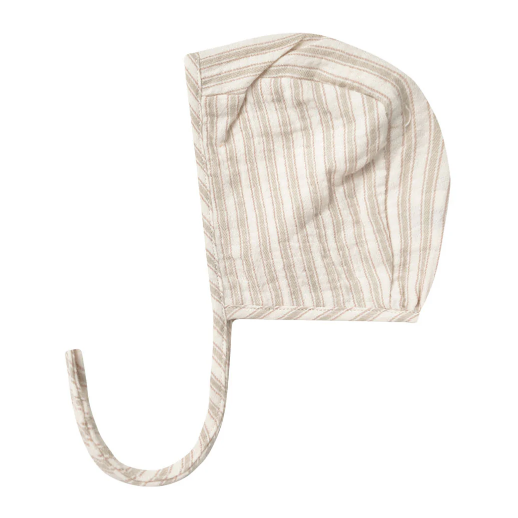 Quincy Mae Vintage Stripe Baby Bonnet