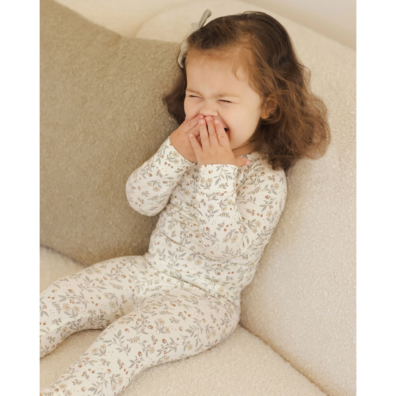 Quincy Mae Woodland Bamboo Pajama Set - Image 3