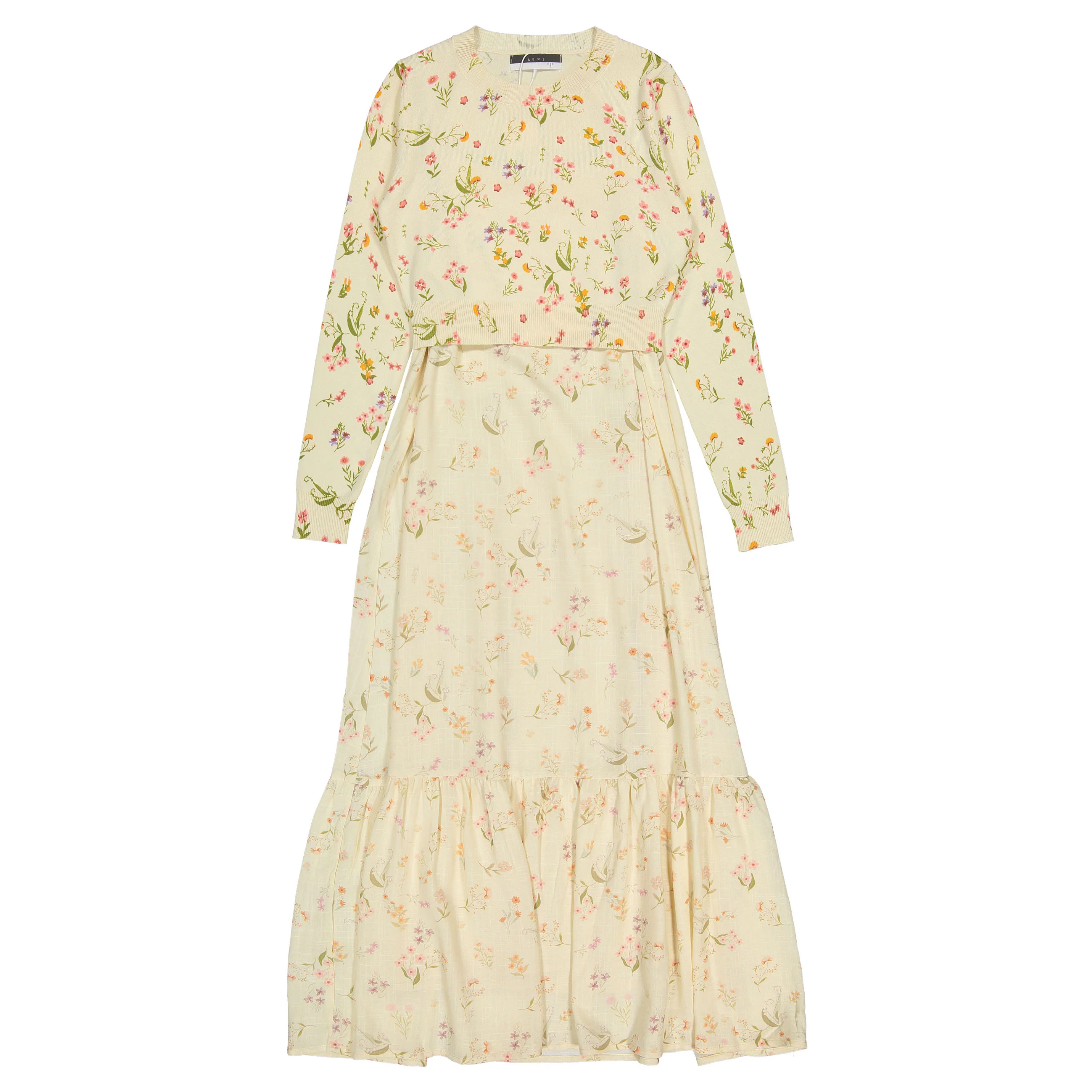 ROWE Cream Ditsy Floral Set