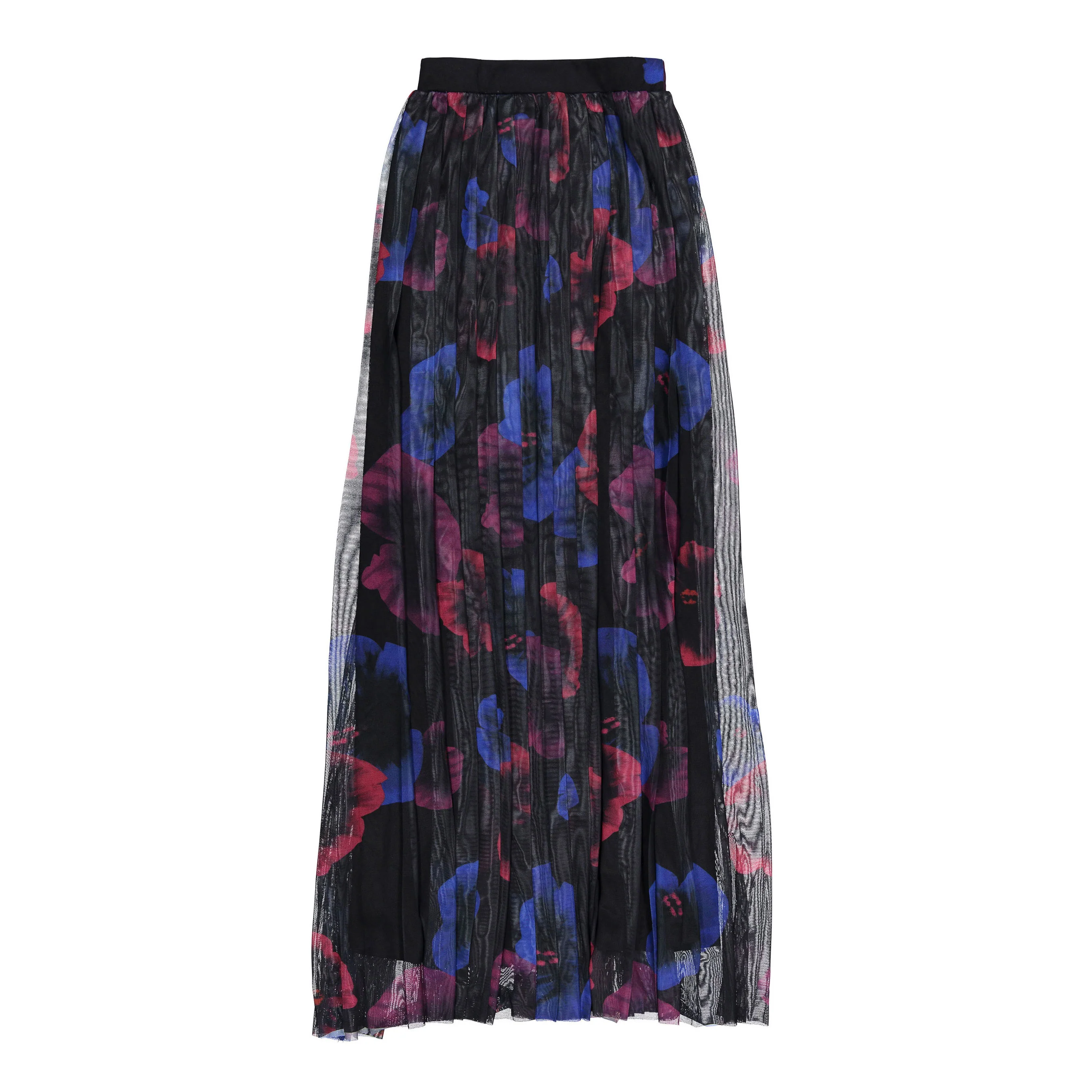 ROWE Mesh Bright Floral Maxi Skirt