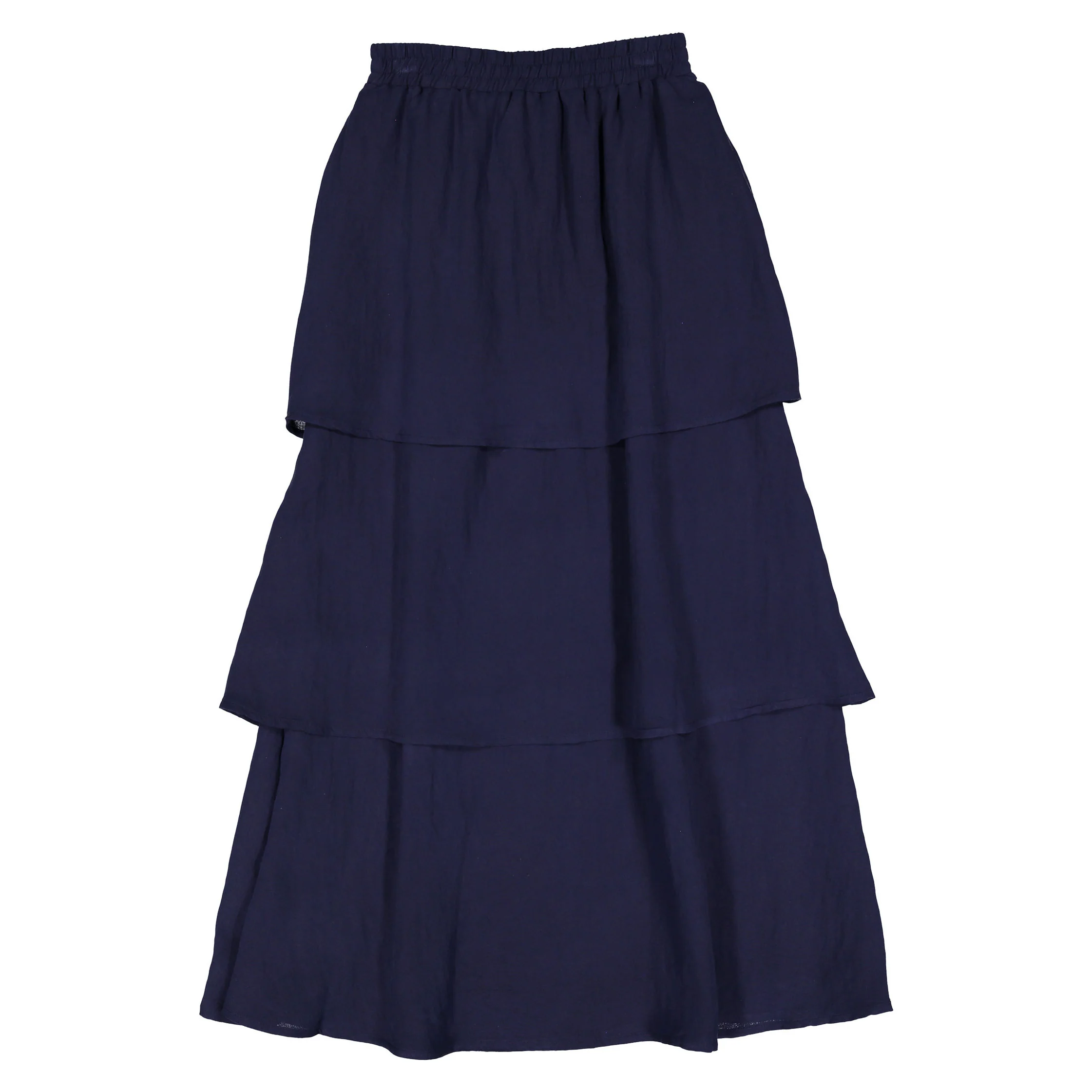 ROWE Navy Layered Skirt