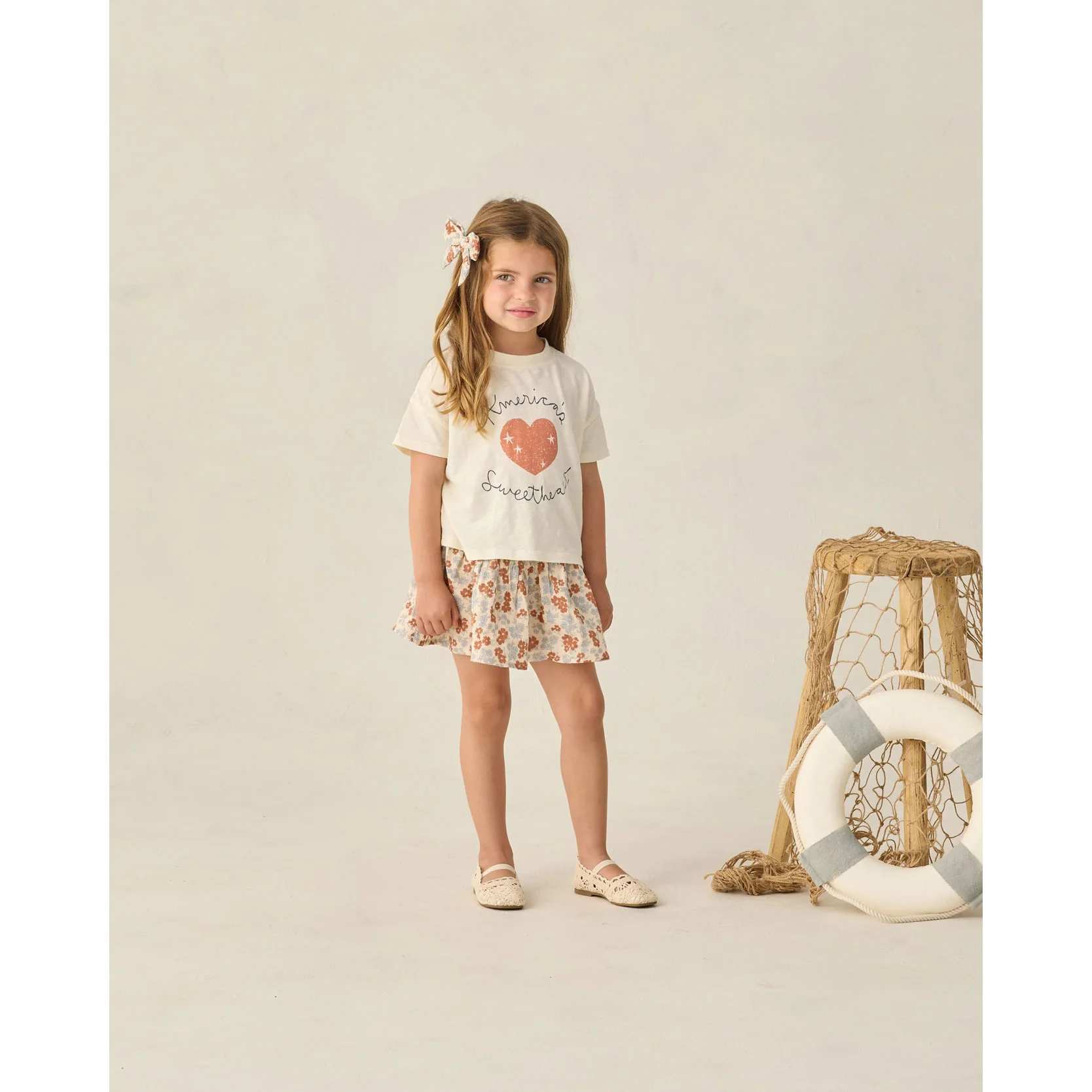 Rylee and Cru Americana Floral Sparrow Skirt - Image 2