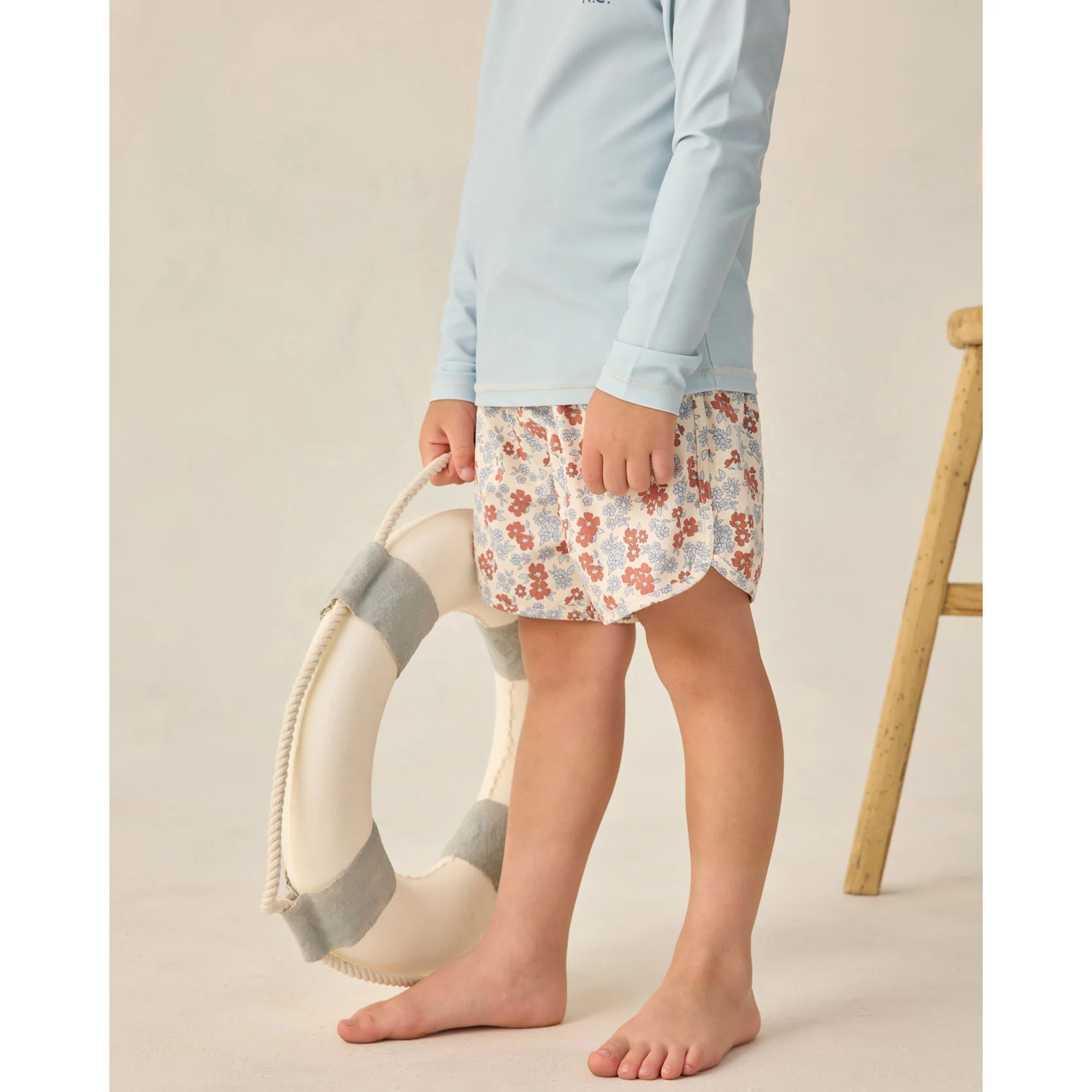 Rylee and Cru Americana Floral Swim Trunk - Image 3