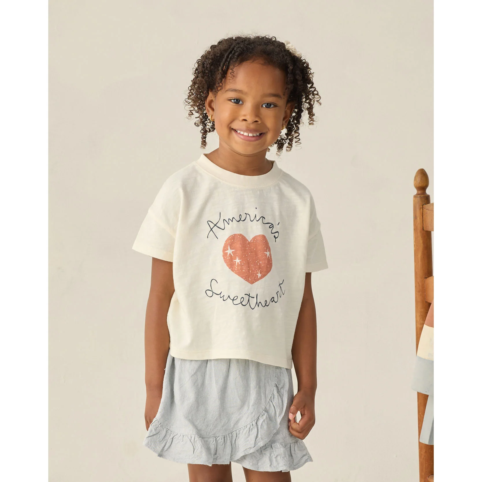 Rylee and Cru Americas Sweetheart Boxy Tee - Image 2