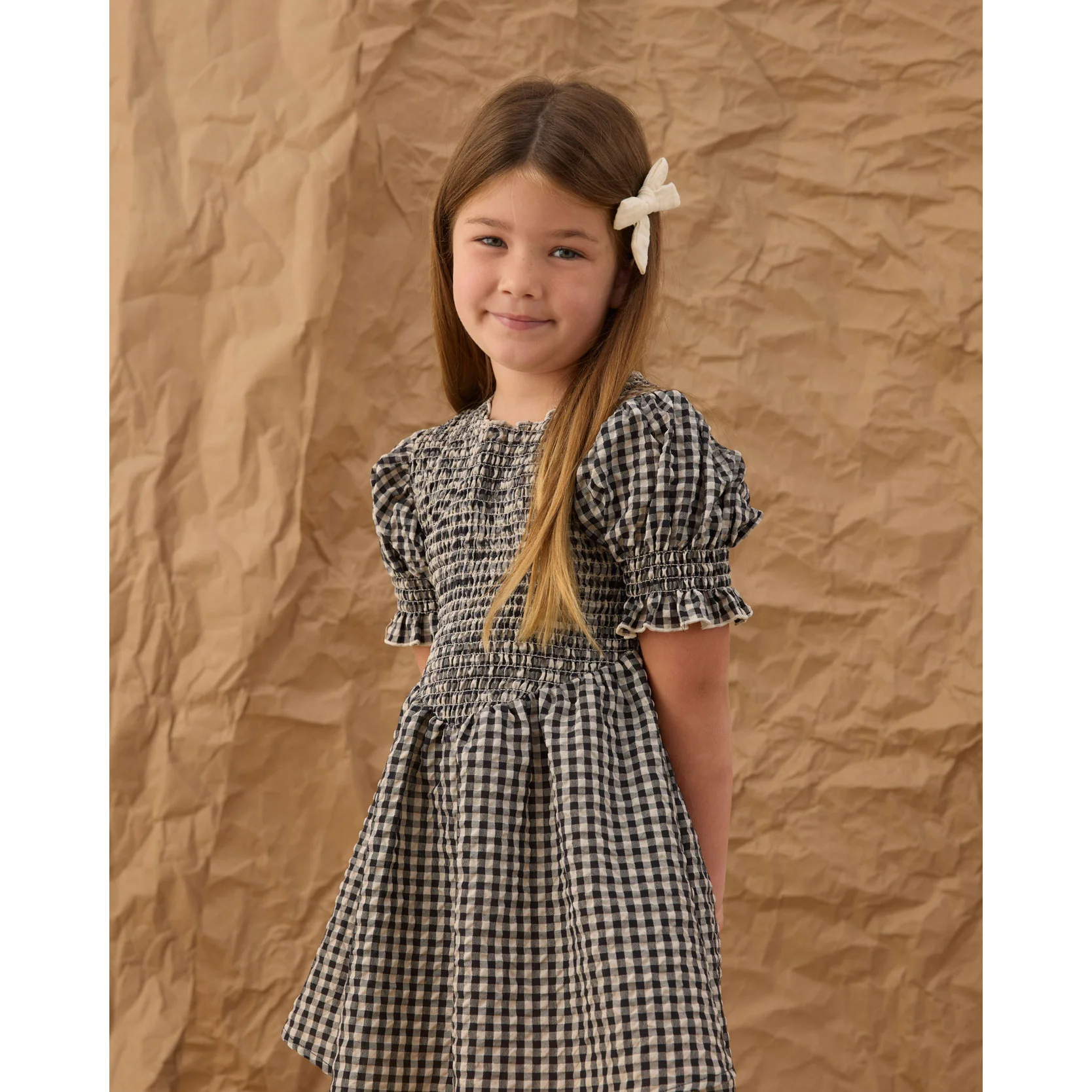 Rylee and Cru Black Check Louise Dress - Image 3