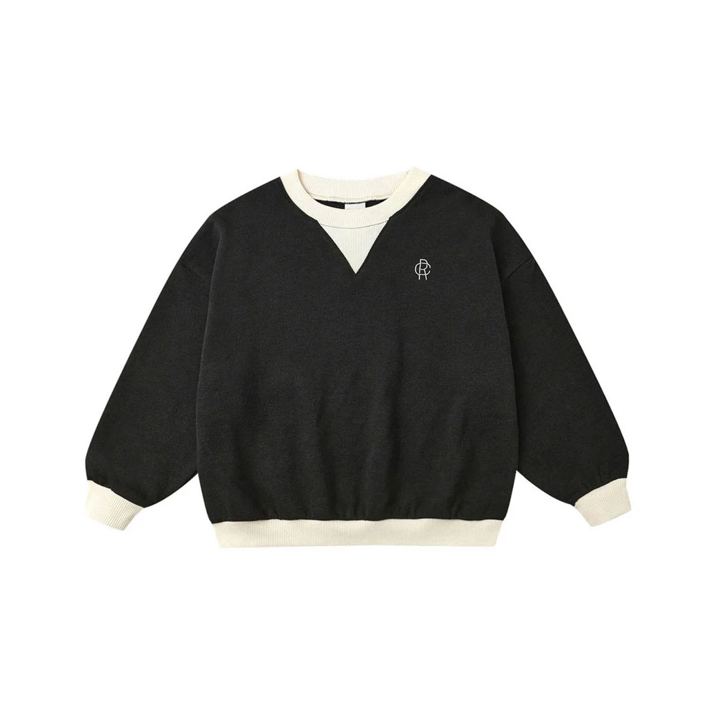 Rylee and Cru Black Rylan Sweatshirt