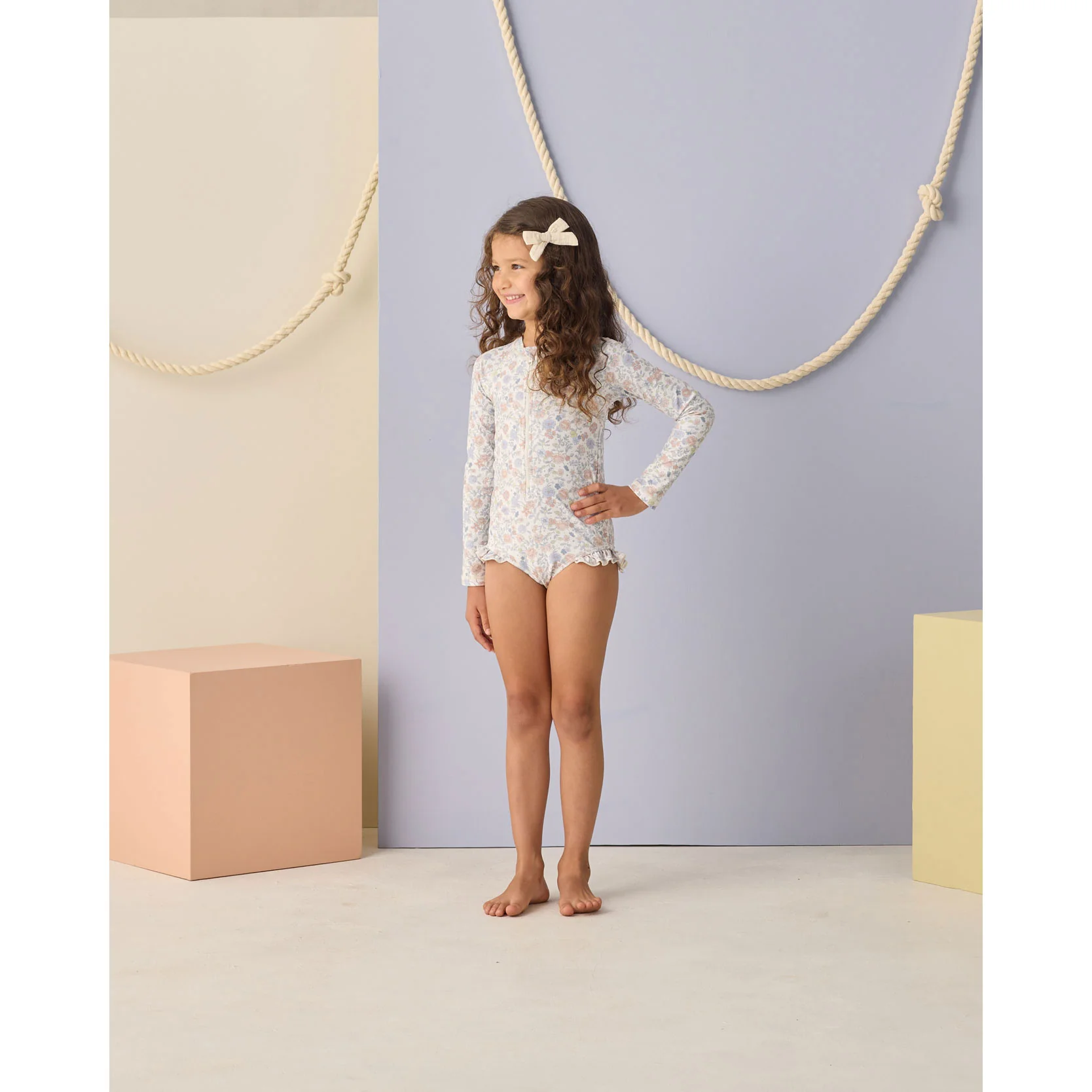 Rylee and Cru  Bloom Rashguard One-Piece - Image 2