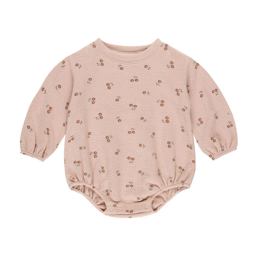 Rylee and Cru Blossom Spongey Knit Romper
