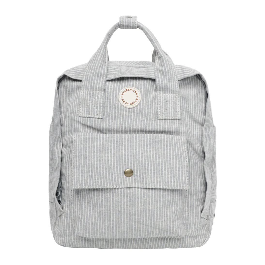 Rylee and Cru Blue Micro Stripe Mini Backpack