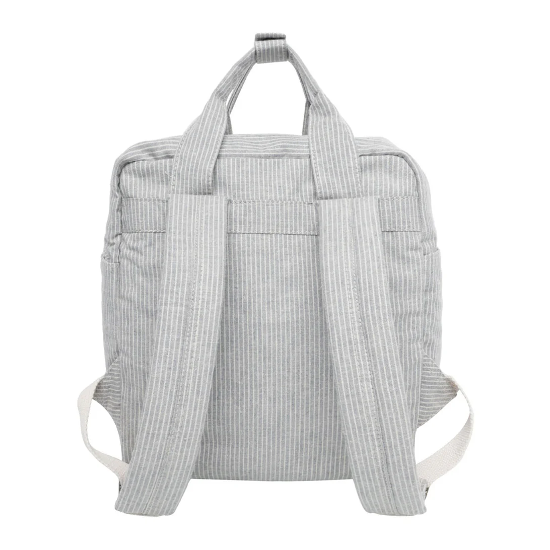 Rylee and Cru Blue Micro Stripe Mini Backpack - Image 2