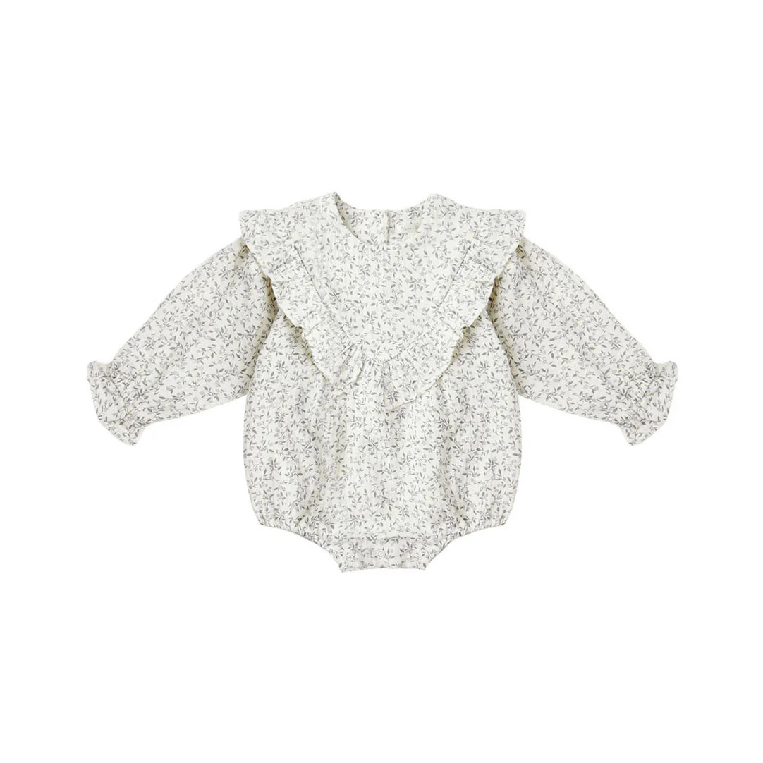 Rylee and Cru Blue Vines Winnie Romper