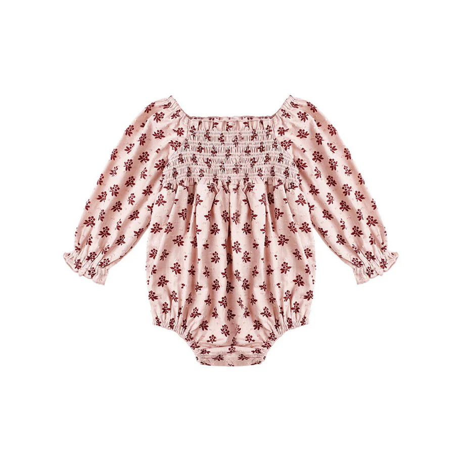 Rylee and Cru Blush Adelaide Romper Cora Romper