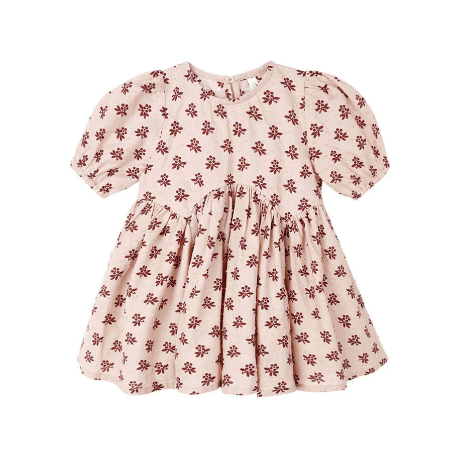 Rylee and Cru Blush Fleur Rose Dress