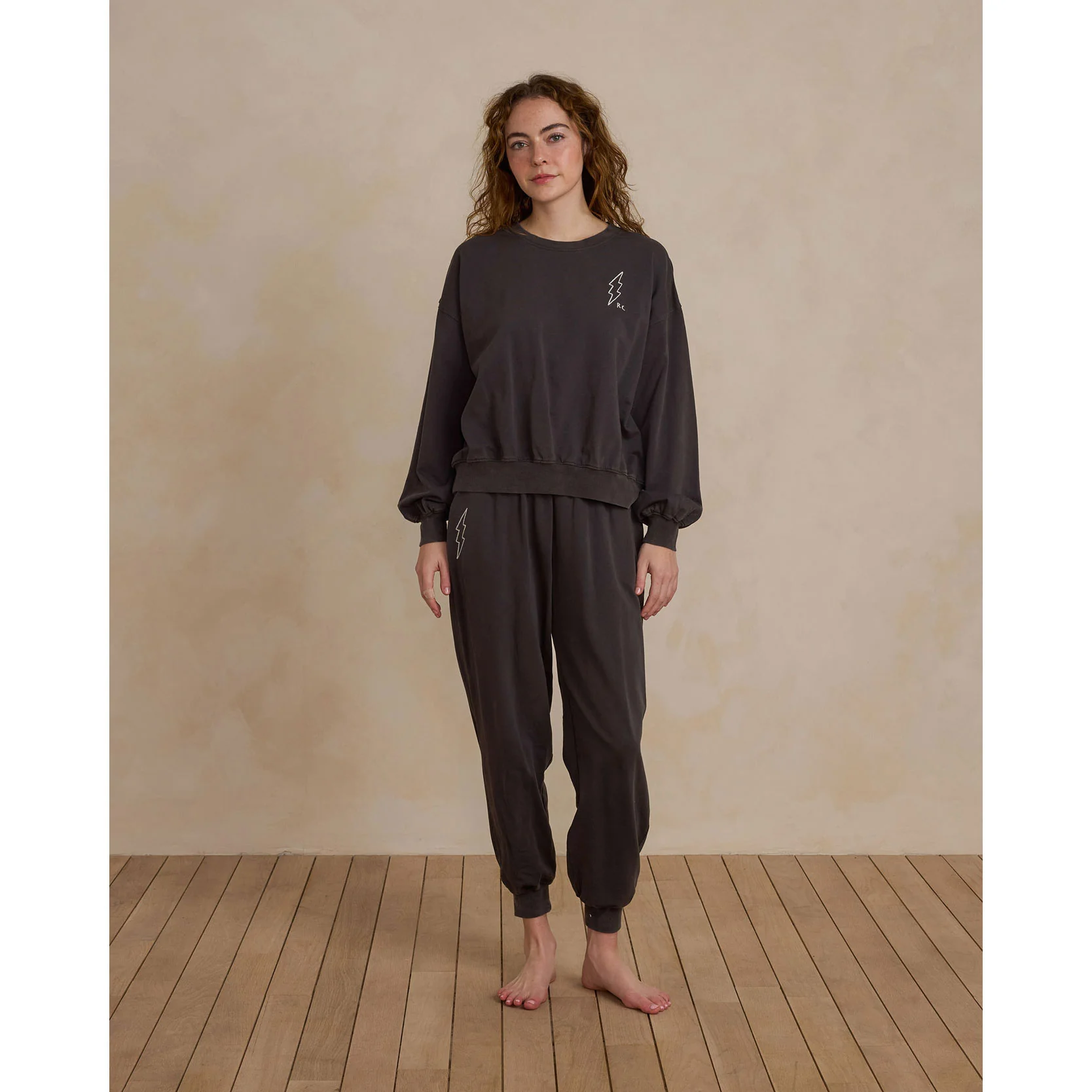 Rylee and Cru Bolt Relaxed Women Sweatshirt
