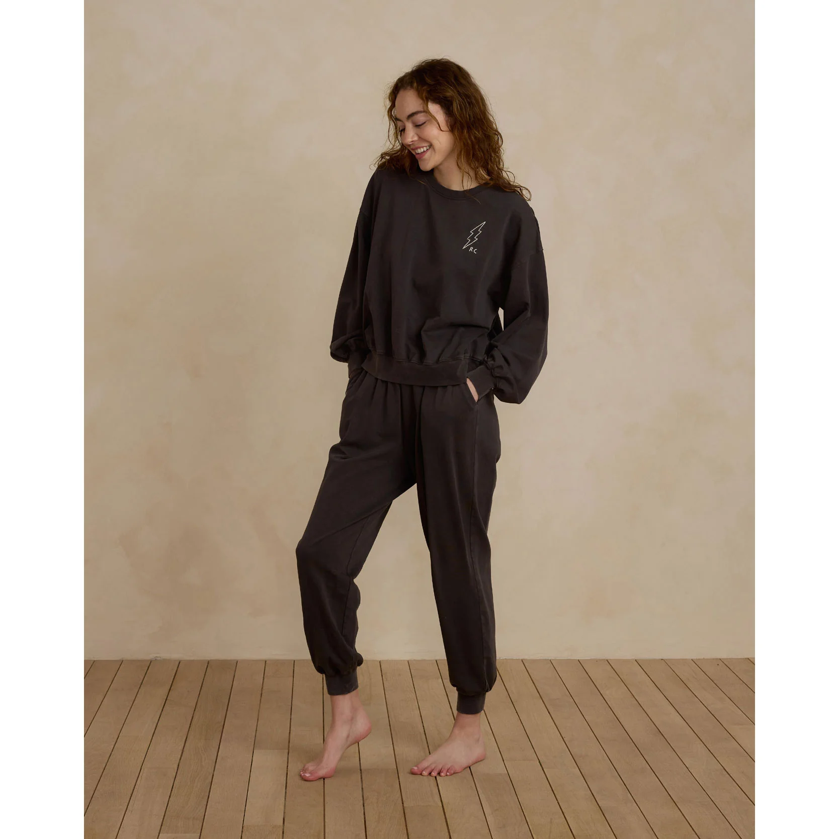 Rylee and Cru Bolt Relaxed Women Sweatshirt - Image 2