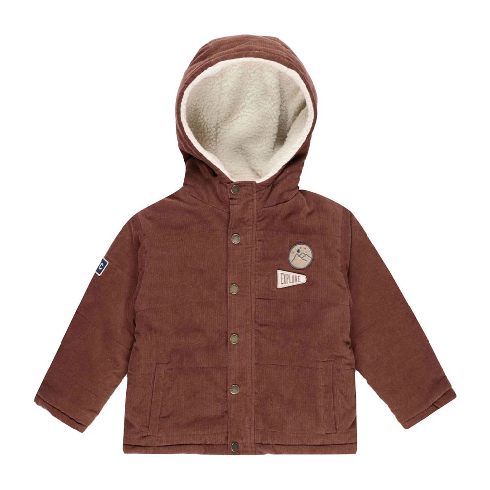 Rylee and Cru Brick Cord Puffer Jacket