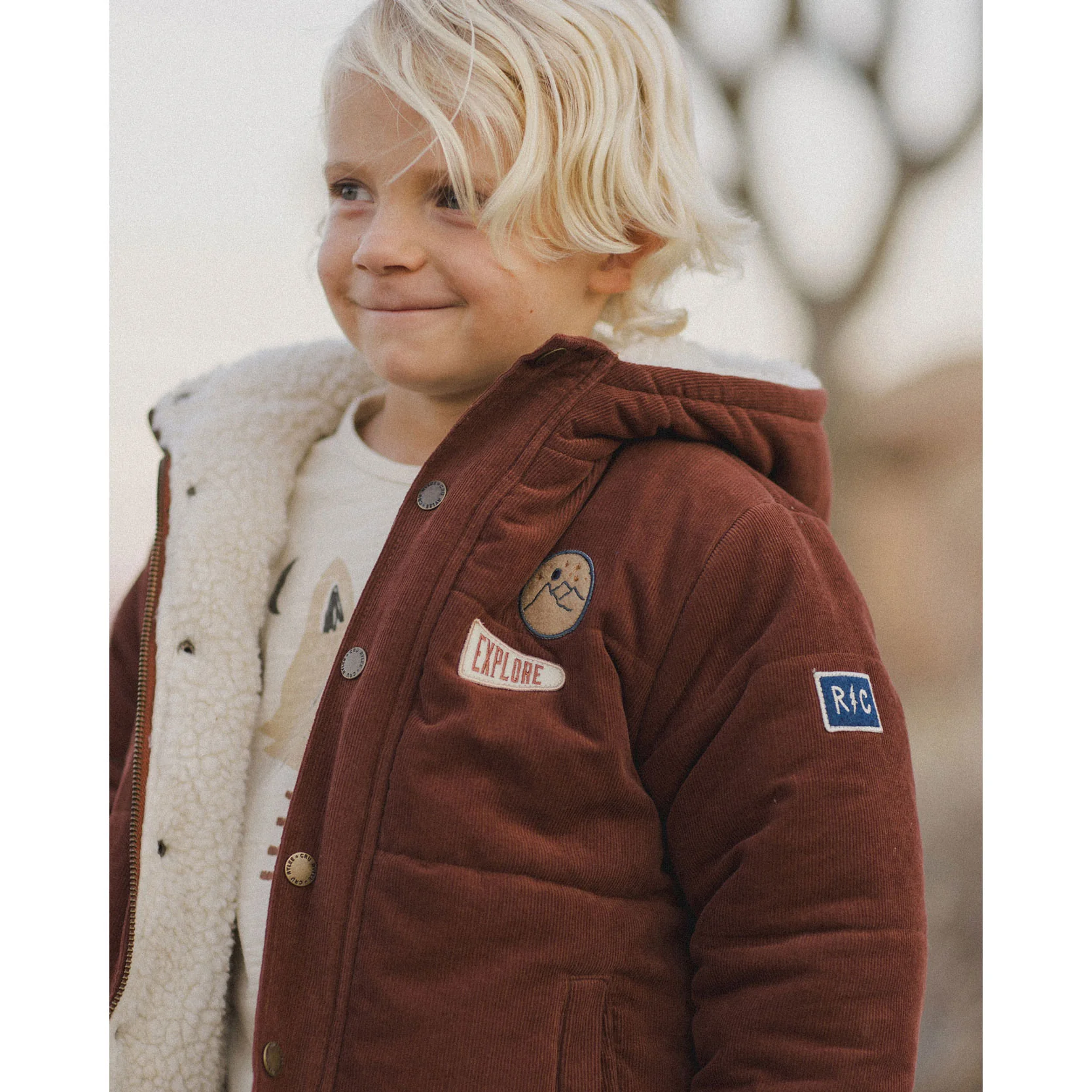 Rylee and Cru Brick Cord Puffer Jacket - Image 2