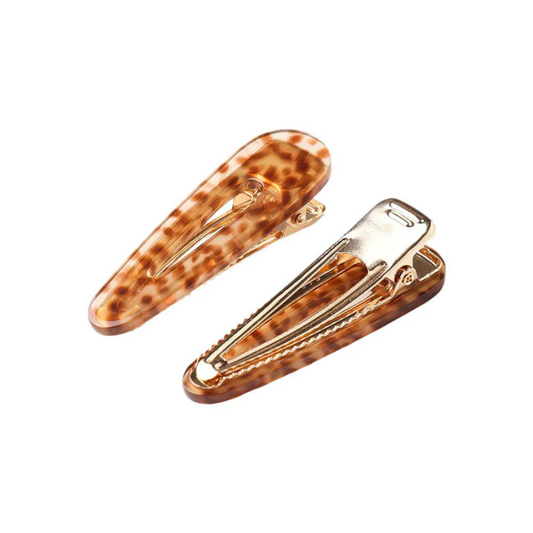 Rylee and Cru Brown, Blue Tortoise Slider Clip, Pack Of 4 - Image 4