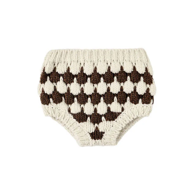 Rylee and Cru Brown Stripe Knit Bloomer