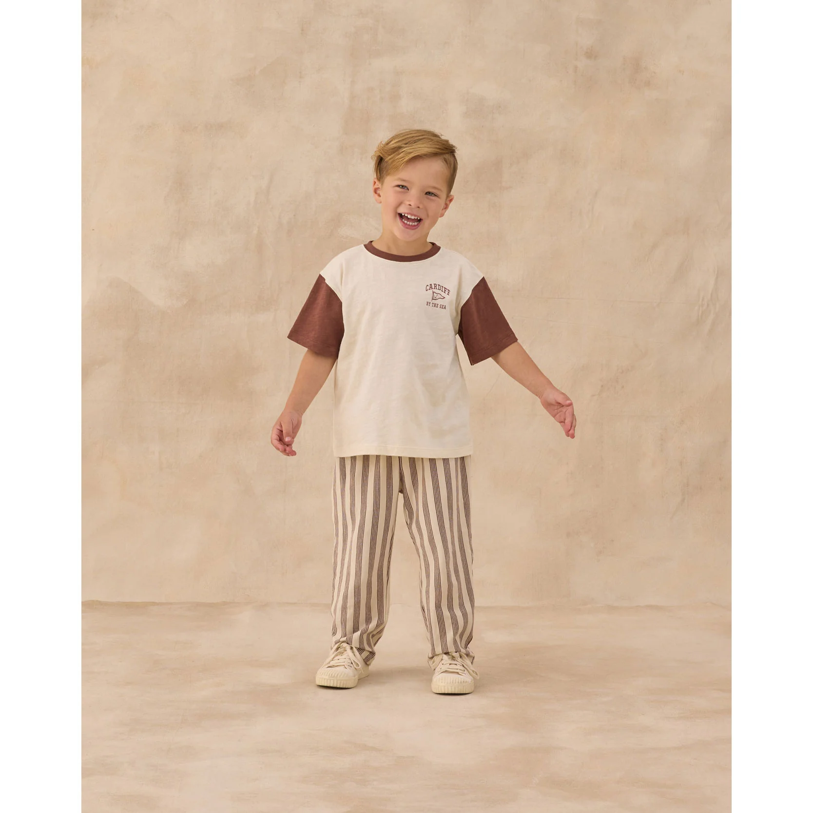 Rylee and Cru Brown Stripe Rory Pant - Image 2