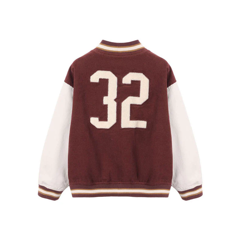 Rylee and Cru Burgundy Varsity Jacket - Image 2