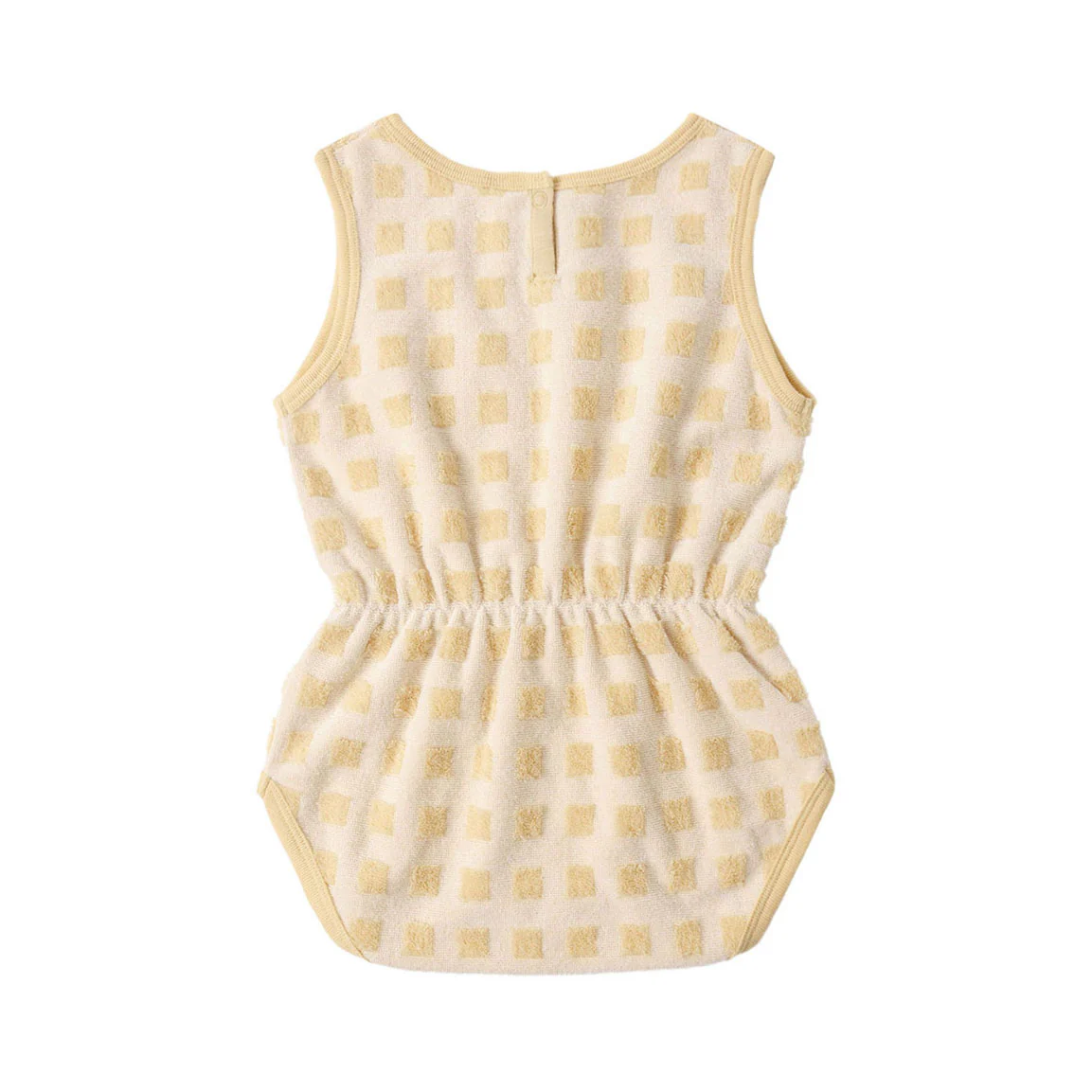 Rylee and Cru Butterscotch Grid Cinch Playsuit - Image 2