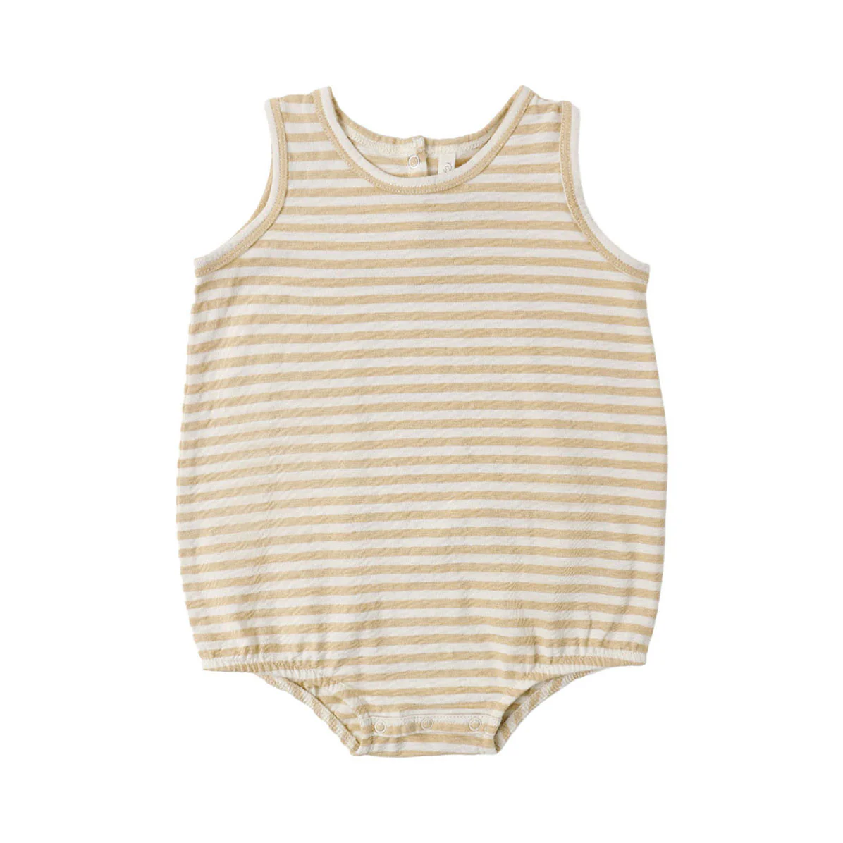 Rylee and Cru  Butterscotch Stripe Bubble Onesie