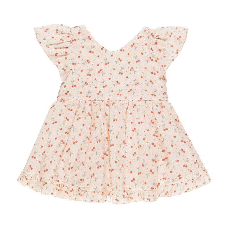 Rylee and Cru Cherries Lilia Romper